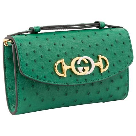 zumi ostrich bag gucci